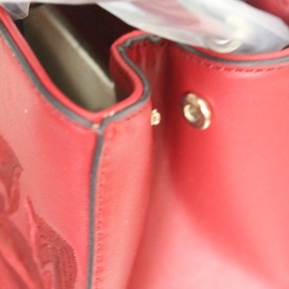 NWT Guess Britta Embroidered Satchel w/ matching Wallet - Picture 8 of 12